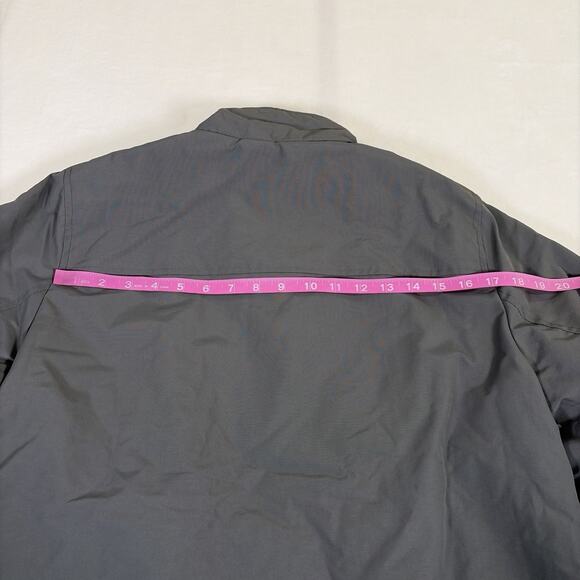 Lands' End Womens Medium 10-12 Grey Gray Fleece Lined Jacket Benefits Charity - Picture 15 of 16
